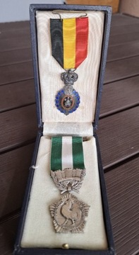 Medale okolicznościowe Francja Belgia Cena za parę 