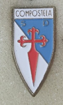 Odznaka Compostela SD (Hiszpania) - pin lakier