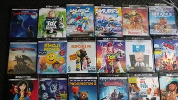 Kolekcja 27 animowanych filmów UHD 4K blu-ray