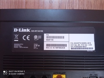 ROUTER D-LINK GO-RT-N150