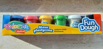 Nowa Masa plastyczna 6 tub Fun Dough Colorino