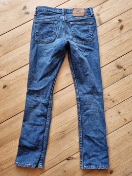 Vans skinny  niebieskie używane, dziewczyna 26X28