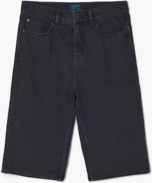 Cropp czarne szorty jeansowe męskie 38