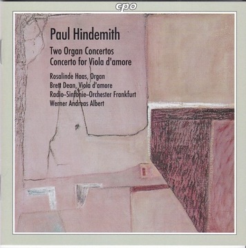 Hindemith / 2 Organ Conc / Haas , Albert