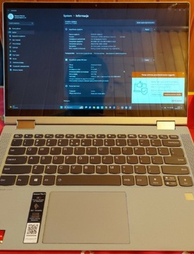 Lenovo IdeaPad Flex 5 4700U 16GB RAM 1TB + Rysik