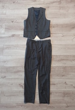 Komplet garniturowy spodnie+kamizelka