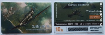 63 KK Lotnictwo w malarstwie Spitfire Mk. Vb. - NOWA