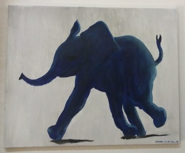 Obraz akrylowy słonia
