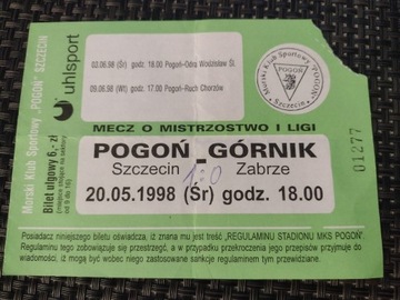 Pogoń Szczecin - Górnik Zabrze       ulgowy