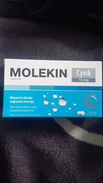 Molekin cynk 15 mg 30 tabl nowe