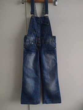 NEXT spodnie jeansy ogrodniczki 6 lat 116 122