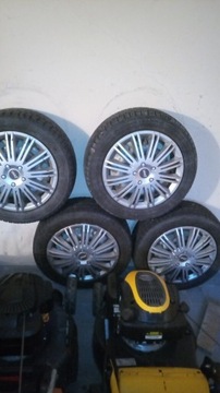 Opony zimowe 185/55 R15 + felgi VW golf III