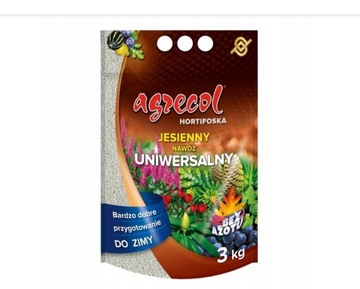 Jesienny nawóz uniwersalny 3kg agrecol hortifoska 