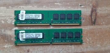 Pamięć RAM DDR2 KINGSTON 2x 1GB DDR2 800MHz KVR800