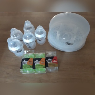 Sterylizator Tommee tippee+5butelek+smoczki+GRATIS