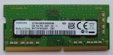 Pamięć do laptopa Samsung 8GB DDR4 2400mhz CL17