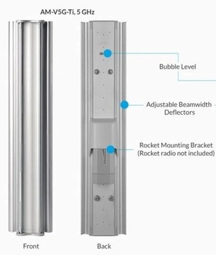  Ubiquiti AirMax Sector Titanium 5GHz  High Gain