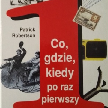 Co, gdzie, kiedy po raz pierwszy Patrick Robertson