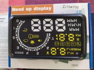 uniwersalny head up display 5,5 cala OBDII