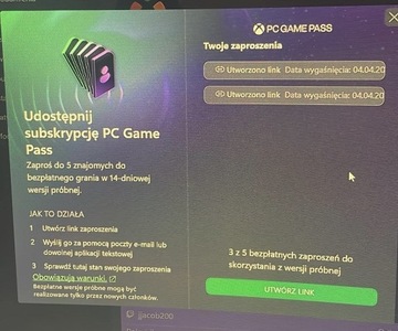 Xbox Game pass PC 14 dniowy dostęp