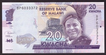 MALAWI 20 Kwacha 2019