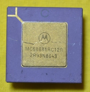 KOPROCESOR MOTOROLA 68881 12 MHz MC68881RC12A