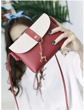 Mini torba na ramię Crossbody ze skóry PU