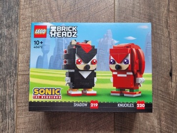 LEGO 40672 BrickHeadz - Sonic the Hedgehog: Knuckles i Shadow