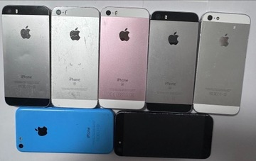 Sprzedam 7 szt iPhone Apple mix modeli: 5, 5S, SE