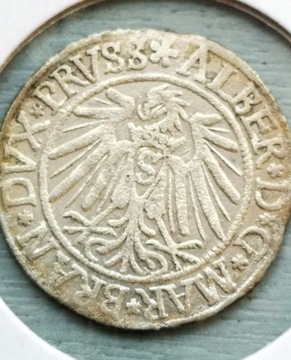 Moneta 1gr. Prusy książence 1540r