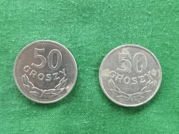 moneta 50 groszy gr zł 1986 r