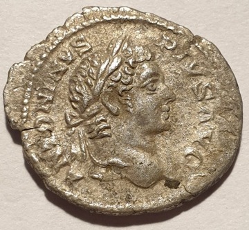 rzadki denar Karakalli 206-210 AD