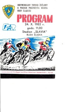 Puchar Prezydenta Rudy Slaskiej 24.X.1982 r