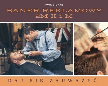 Baner Reklamowy, Baner 2mx1m, Projekt Gratis