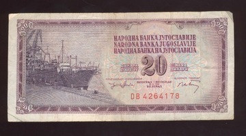 20  dinarów 1974 r  Jugosławia