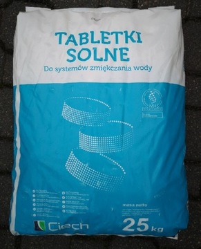 Tabletki solne Ciech 25kg sol tablet Jarocin Tulce