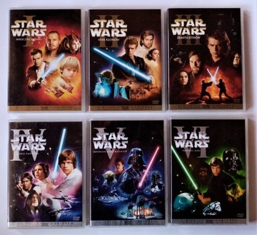 Gwiezdne Wojny 1 - 6 Saga STAR WARS 6 DVD