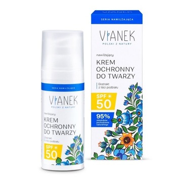 VIANEK Nawilżający krem ochronny do twarzy SPF 50