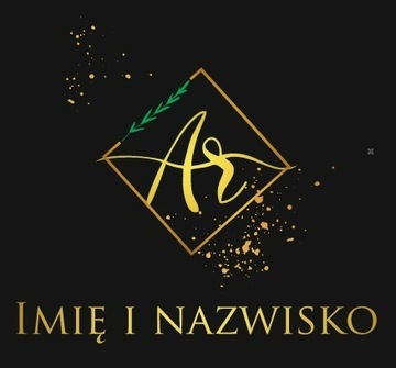 Projekt logo własne inicjały - salon kosmetyczny w