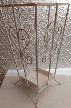 Stary, Metalowy Kosz, Żelazny Shabby Chic