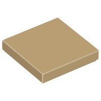 Lego Tile 2x2 Dark tan 3068b 3szt 