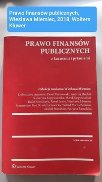 Prawo finansów publicznych W. Miemiec 2018