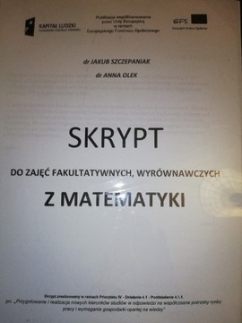 J.Szczapaniak A.Olek skrypt matematyka zaj.fak