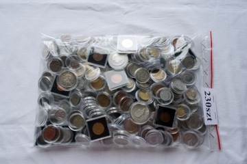 monety w pudełkach 230szt po zbieraczu