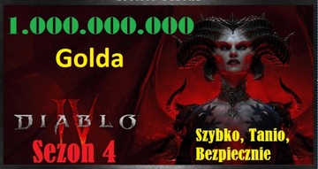 Diablo 4 Sezon 4 1.000.000.000 Gold PC XboX PS