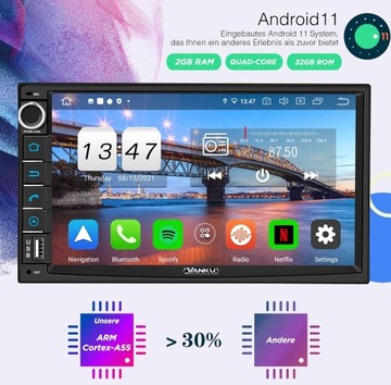 Vanku Android 10 radio samochodowe z nawigacją