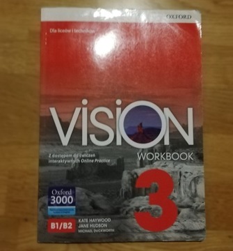 OXFORD VISION 3 WORKBOOK Ćwiczenia + kod dostępu