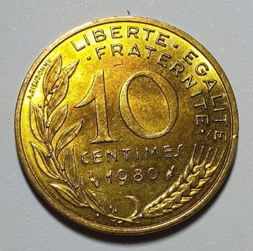 10 centimes  1980  Francja
