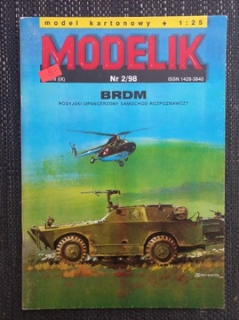 Modelik 2/98 BRDM Radziecki samochód rozpoznawczy