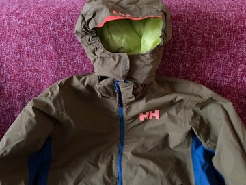 HELLY HANSEN kurtka zima narty kaptur junior164/14